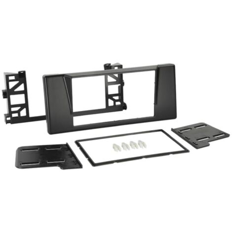 Kit Support Autoradio compatible avec BMW 5 E39 Rubbertouch Noir