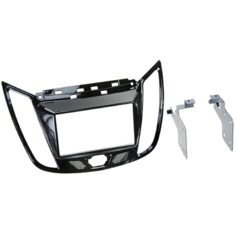 Kit Support Autoradio compatible avec Ford C max KUGA Escape Noir Brillant