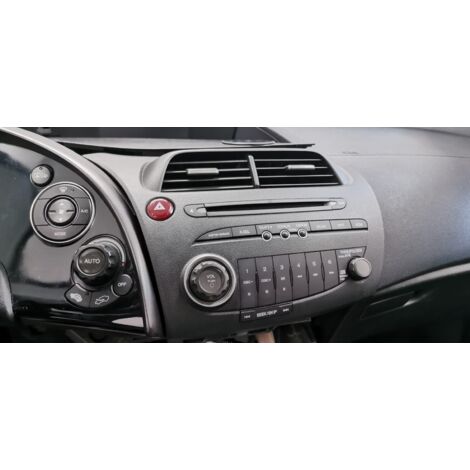 Kit Support Autoradio compatible avec Honda Civic 8 2006-2011 Noir