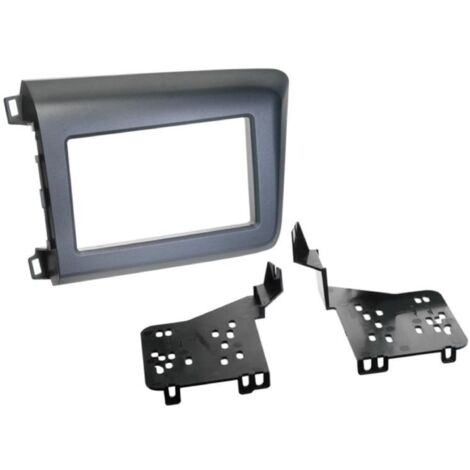 Kit Support Autoradio compatible avec Honda Civic 9 Gris