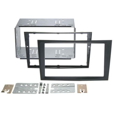 Kit Support Autoradio compatible avec Opel Astra H Edition Anthracite rubber touch