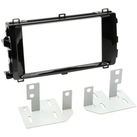 Kit Support Autoradio compatible avec Toyota Auris - Noir brillant