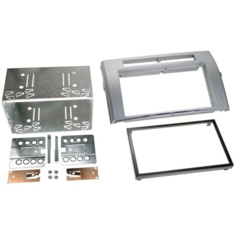 Kit Support autoradio compatible avec Toyota Corolla Verso Argent