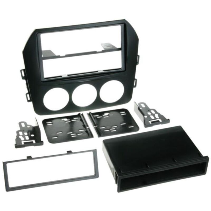Kit support avec vide poche compatible avec Mazda MX-5 - Miata - Noir