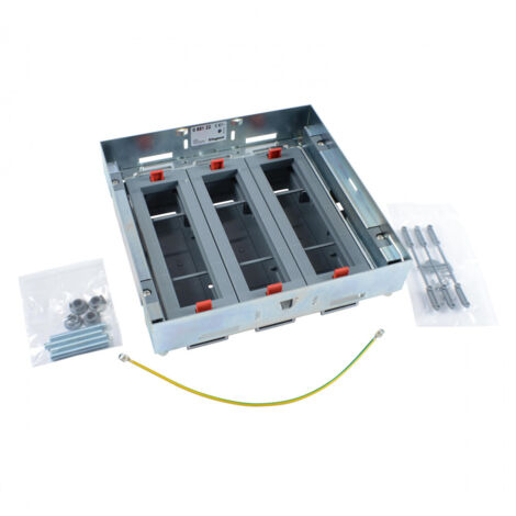 Kit support hauteur réglable pour boîte de sol affleurante pour prises en position horizontale 3 paniers de 8 modules (088122)