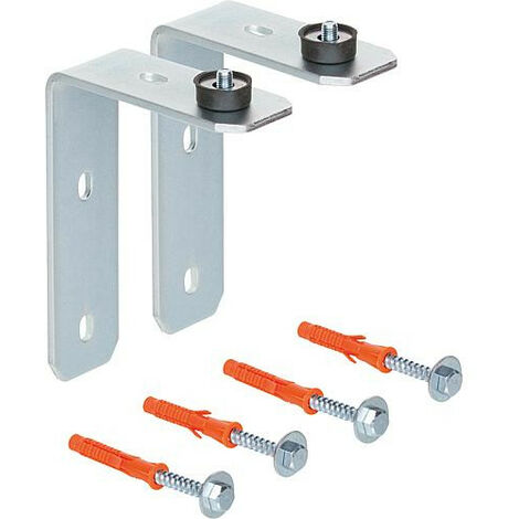 Kit support mural de rechange Entraxe 125 175mm convient pour VT3 et W3
