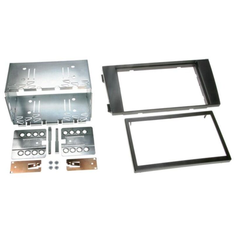 Kit Support Autoradio compatible avec Audi A6 Noir