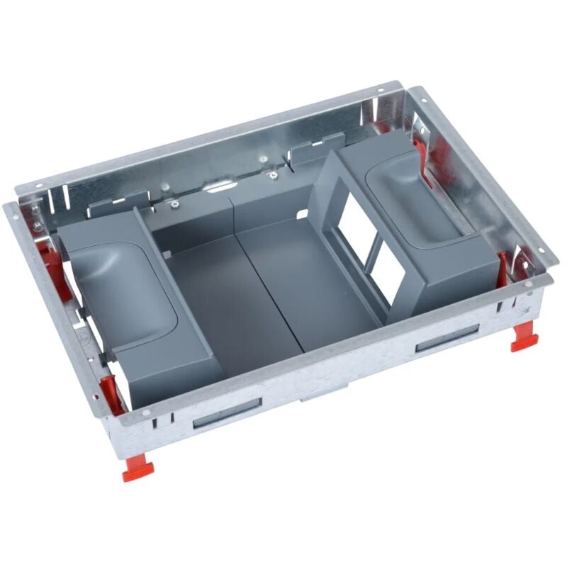 Kit support pour boîte de sol standard pour prises en position verticale 2 rangées de 4 modules 8 modules Legrand 088023