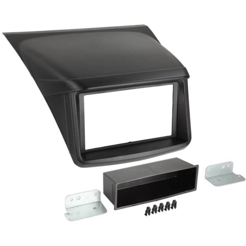 Kit support Autoradio compatible avec Mitsubishi - Noir