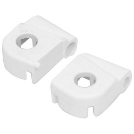 kit SUPPORTI DESTRO E SINISTRO IN PLASTICA CERNIERA LAVATRICE HOTPOINT ARISTON