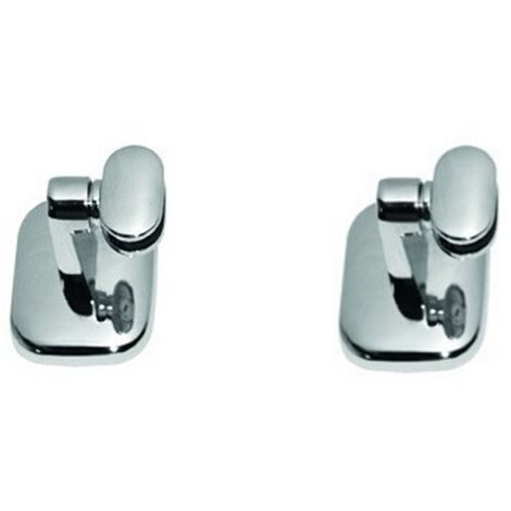 Kit supporto specchio o vetro in ottone KSS-100