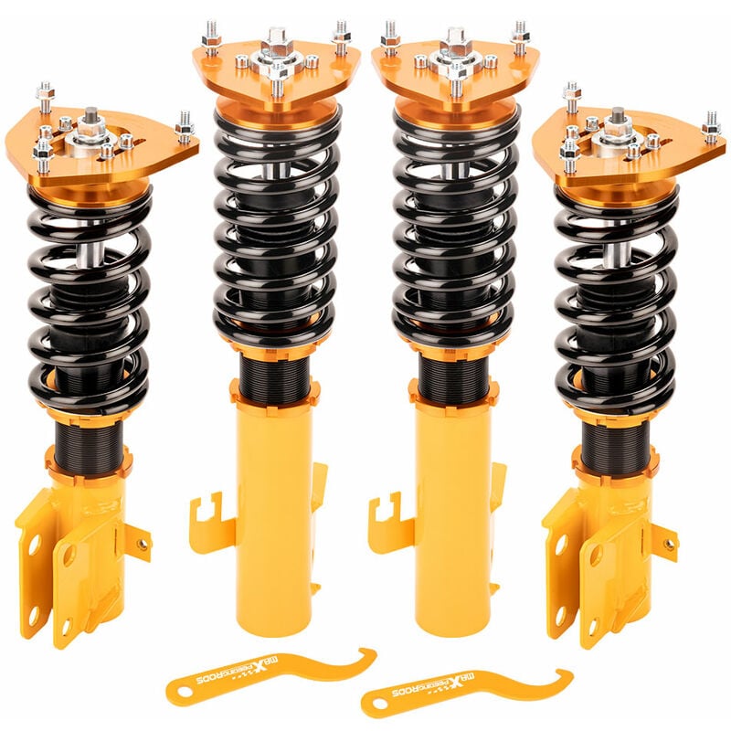 Maxpeedingrods - Kit Suspension Amortisseurs Combines Filetes pour Subaru Impreza GC6 GC8 Shocks