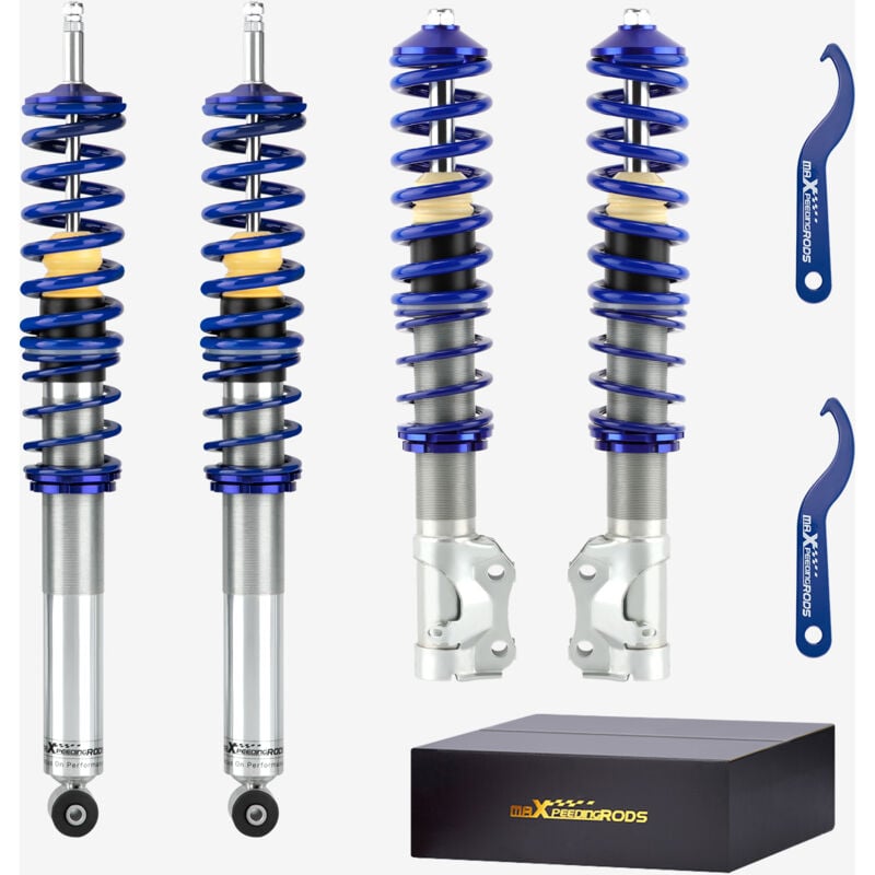 Maxpeedingrods - Kit Suspension Combine Fileté for vw Golf 2 1985 a 1992 Corrado Vento Coilover