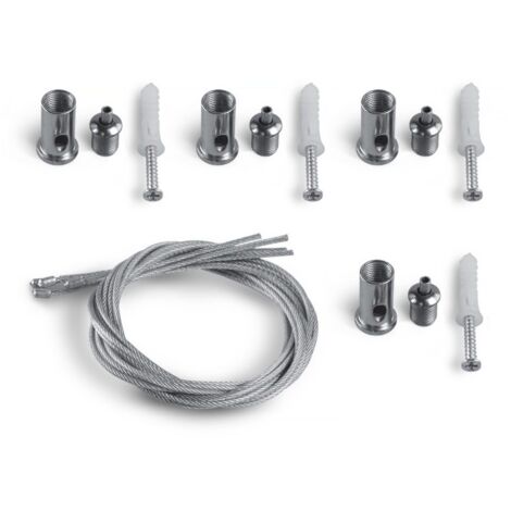 Kit suspension panneau LED câbles 60 cm Videx universel