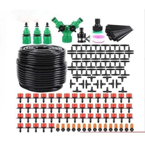Kit Système D'irrigation DIY jardinage 50M Goutte à Goutte Jardin Système d'Arrosage Pour Jardin, Pelouse, Paysage, Potager