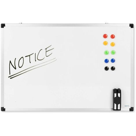 Kit tableau blanc Master of Boards Anti-rayures Cadre en aluminium Accessoires pratiques inclus