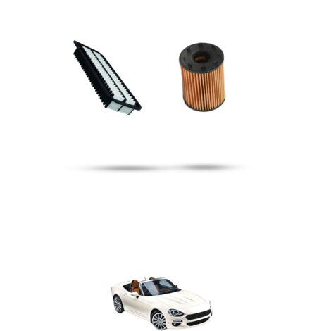 Kit tagliando 2 filtri compatibile con Fiat 124 Spider 1.4 103kw dal 2016