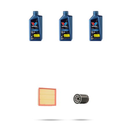 Kit tagliando 2 FILTRI e 3L OLIO compatibile con Hyundai ATOS 1.1 LPG 46kw dal 2000