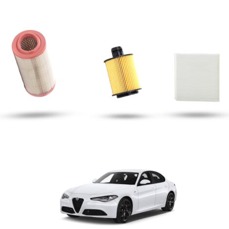 Kit Tagliando 3 filtri compatibile con Alfa Romeo 159 (939) 1.8 TBI 147kw dal 2009-2011