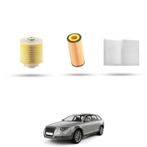 Kit Tagliando 3 filtri compatibile con Audi ALLROAD II (4FH) 3.0 TFSI 213kw dal 2008