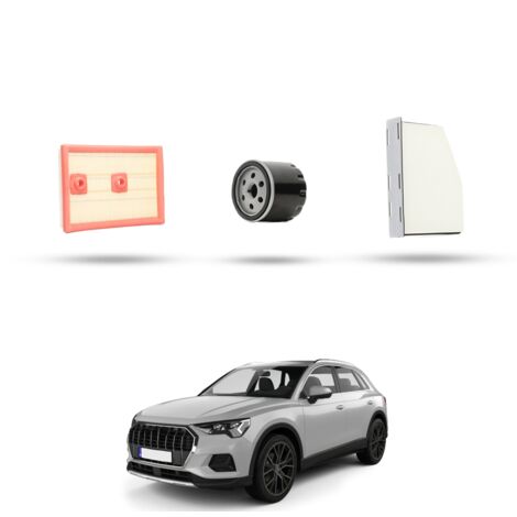 Kit Tagliando 3 filtri compatibile con Audi Q3 (8UB,8UG) 1.4 tfsi 92kw dal 2016