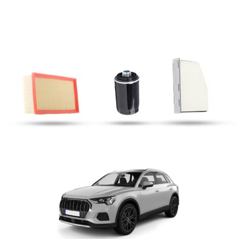 Kit Tagliando 3 filtri compatibile con Audi Q3 (8UB,8UG) 2.0 tfsi 125kw dal 2011