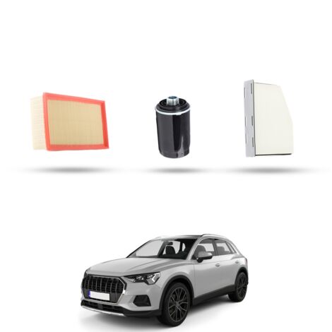 Kit Tagliando 3 filtri compatibile con Audi Q3 (8UB,8UG) 2.0 tfsi 147kw dal 2014