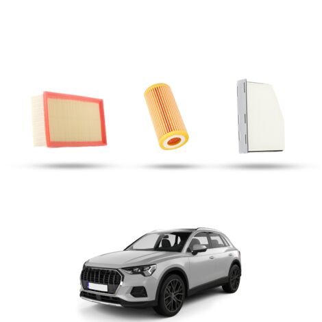 Kit Tagliando 3 filtri compatibile con Audi Q3 (8UB,8UG) 2.5 tfsi 250kw dal 2013