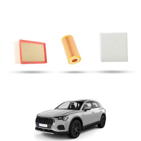 Kit Tagliando 3 filtri compatibile con Audi Q3 (F3B,F3N) RSQ3 294kw dal 2019