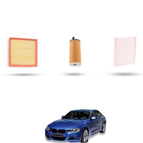 Kit Tagliando 3 filtri compatibile con BMW Serie 3 (F30, F80,F31) 318I 100kw dal 2015