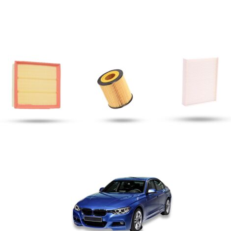 Kit Tagliando 3 filtri compatibile con BMW Serie 3 (F30, F80,F31) 328IX 180kw dal 2011