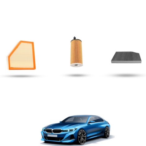 Kit Tagliando 3 filtri compatibile con BMW Serie 3 (G20, G21,G80) 320i 135kw dal 2018