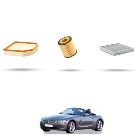 Kit tagliando 3 filtri compatibile con Bmw Z4(E85,E86) 3.0si 195kw dal 2006