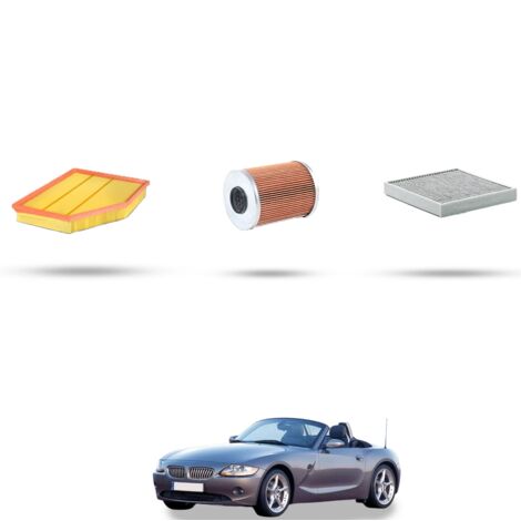 Kit tagliando 3 filtri compatibile con Bmw Z4(E85,E86) 3.2M 252kw dal 2006