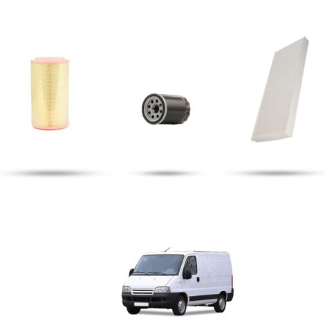 Kit tagliando 3 filtri compatibile con Citroen Jumper II 2.0 i 81kw dal 2002 al 2006