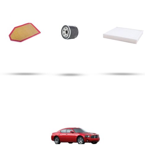 Kit tagliando 3 filtri compatibile con Dodge Charger 6.4 351kw dal 2011