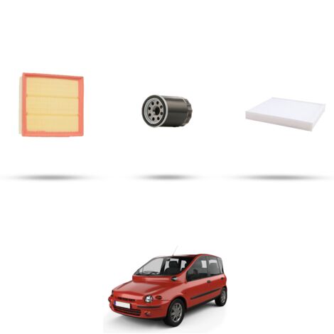 Kit tagliando 3 filtri compatibile con Fiat Multipla (186) 1.6 16v 70kw dal 1999 al 2010