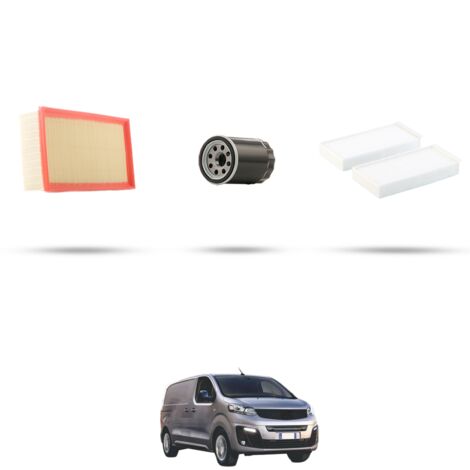 Kit tagliando 3 filtri compatibile con Fiat Scudo III 2.0 Multijet 130kw dal 2022