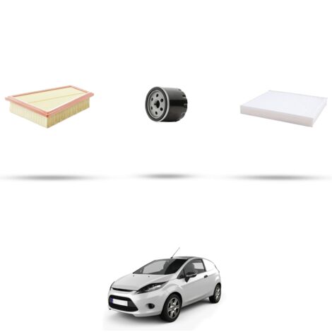Kit tagliando 3 filtri compatibile con Ford Fiesta VI 1.6 ti-vct sport 99kw dal 2011