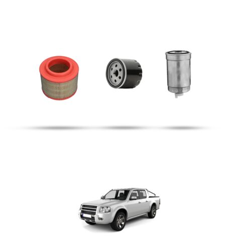 Kit tagliando 3 filtri compatibile con Ford Ranger 2.5 TDCI 105kw dal 2006