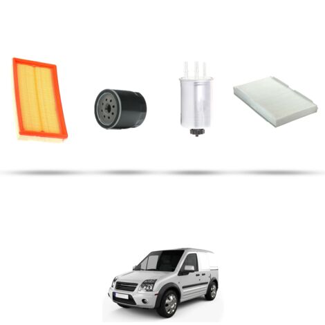 Kit tagliando 3 filtri compatibile con Ford Transit Connect 1.8 Tddi 55kw dal 2002