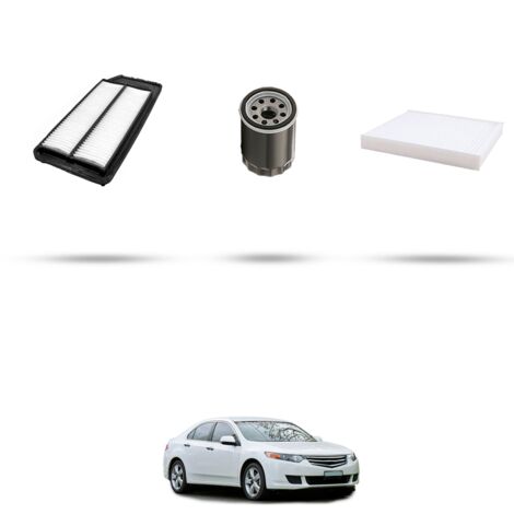 Kit tagliando 3 filtri compatibile con Honda Accord VIII 2.0i 110kw dal 2008