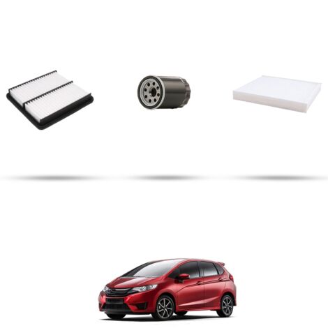 Kit tagliando 3 filtri compatibile con Honda Jazz IV 1.5 96kw dal 2017