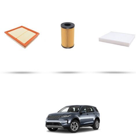 Kit tagliando 3 filtri compatibile con Land Rover Discovery Sport 2.0 D MHEV 110kw dal 2019