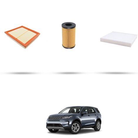 Kit tagliando 3 filtri compatibile con Land Rover Discovery Sport 2.0 D180 MHEV 132kw dal 2019