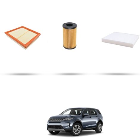 Kit tagliando 3 filtri compatibile con Land Rover Discovery Sport 2.0 D240 MHEV 177kw dal 2019