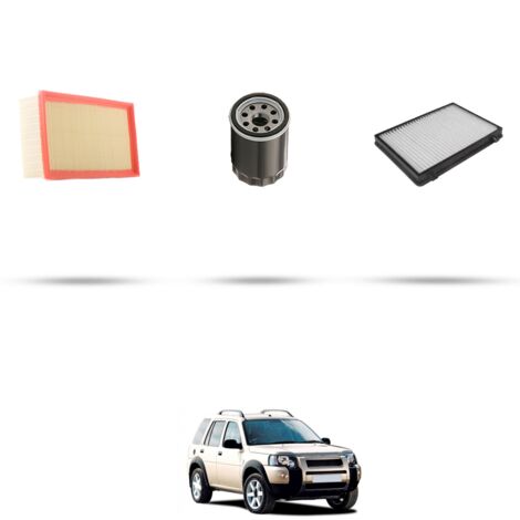 Kit tagliando 3 filtri compatibile con Land Rover Freelander I (L314) 1.8i 16V 86kw dal 2000