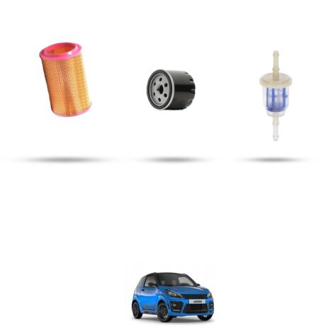 Kit tagliando 3 filtri compatibile con Ligier Be-Up 500 15kw dal 2001