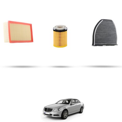 Kit tagliando 3 filtri compatibile con Mercedes Classe E (w212) 250 155kw dal 2013