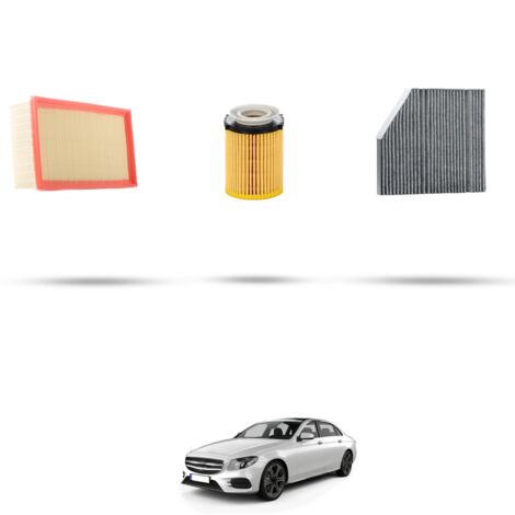 Kit tagliando 3 filtri compatibile con Mercedes Classe E (W213,S213,A213) E250 155kw Dal 2016